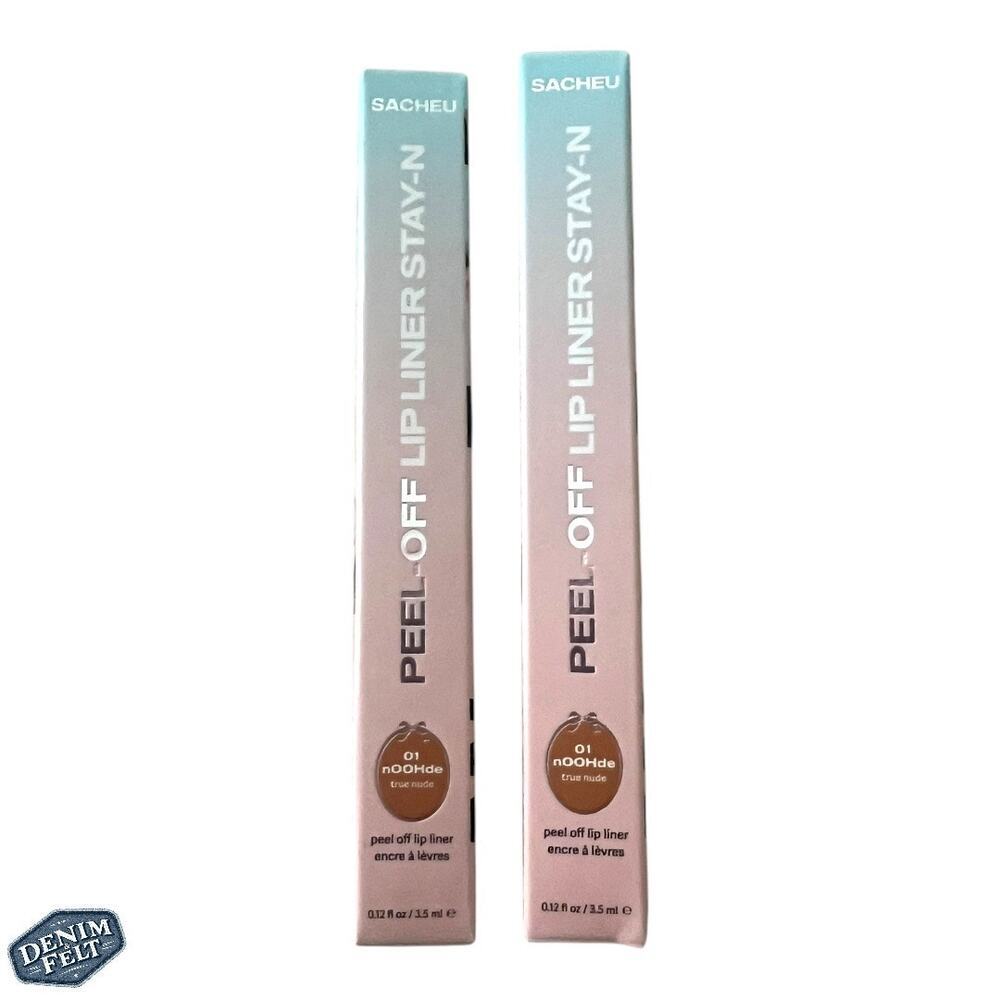 SACHEU BEAUTY 2 PACK!! LIP LINER STAY-N Peel-Off Lip Liner Stain BUNDLE | NOOHDE